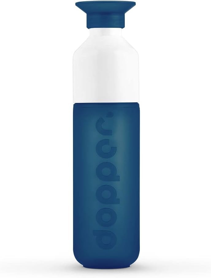 Dopper Original Drinkfles Tidal Teal 450ml - 100% Recyclebare Waterfles - BPA- en ftalaatvrij - Ideale Waterfles voor Onderweg, Fitness & Kantoor