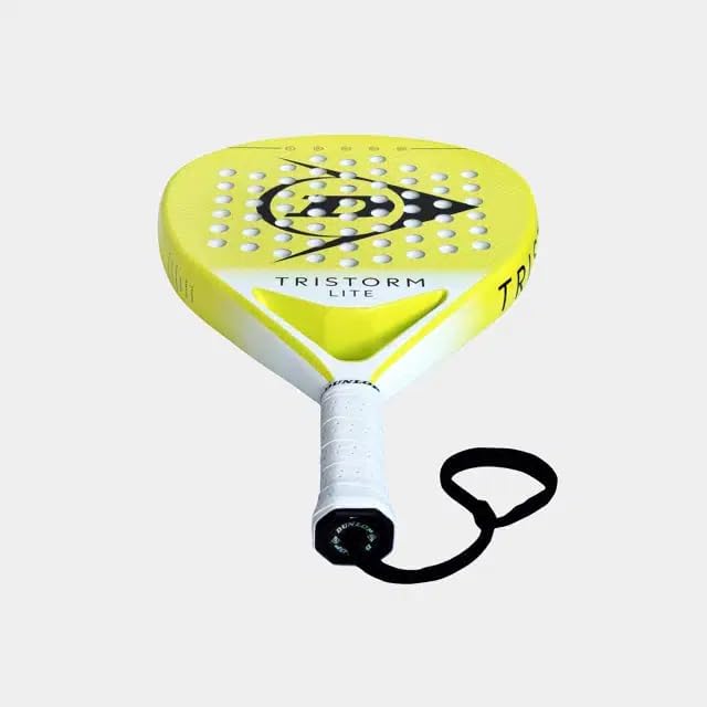 DUNLOP Tristorm Padelracket – Diamantvorm, Grafieten Frame – Power Frame Technologie – Extra Grip Afwerking & Soft EVA Kern – Kracht & Spincontrole