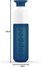 Dopper Original Drinkfles Tidal Teal 450ml - 100% Recyclebare Waterfles - BPA- en ftalaatvrij - Ideale Waterfles voor Onderweg, Fitness & Kantoor