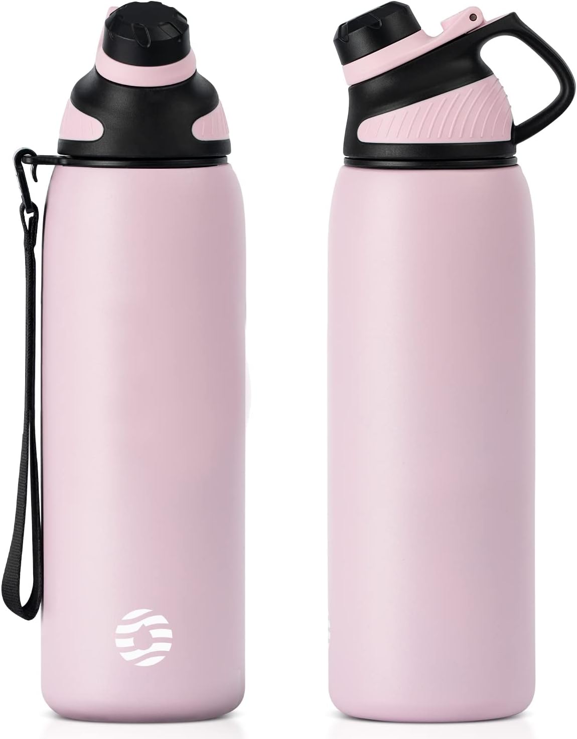 Fjbottle RVS Waterfles Sport met Magnetische Dop – 1500ml, 1000ml, 800ml, 600ml, 400ml – BPA-vrij & Lekvrij – Geschikt voor Koolzuur – Thermosfles voor School, Fitness, Kinderen