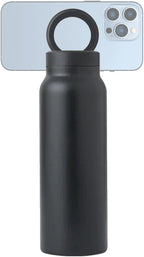 Vacuüm geïsoleerde magnetische waterfles - 24oz Gym & Sport Fles met telefoonhouder | Lekvrije magnetische fles voor buiten rijden, auto en sportschool