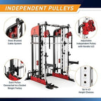 Marcy Pro Deluxe Smith Cage Home Gym Systeem voor Gewichtstraining SM-7553