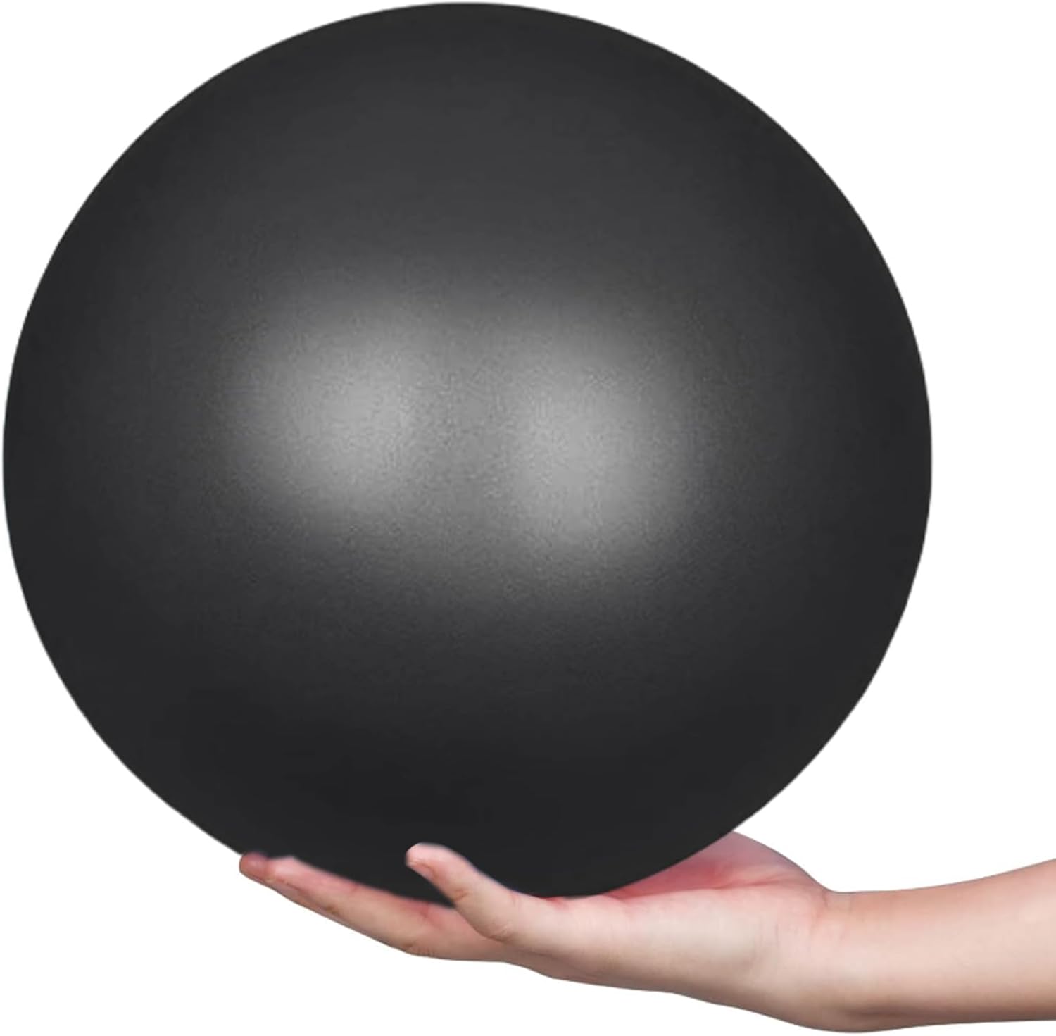 flintronic 25 cm mini pilatesbal, kleine anti-burst oefenbal voor yoga, pilates, balans, fysiotherapie, stretching en core fitness - inclusief stabiliteitsbal workoutgids