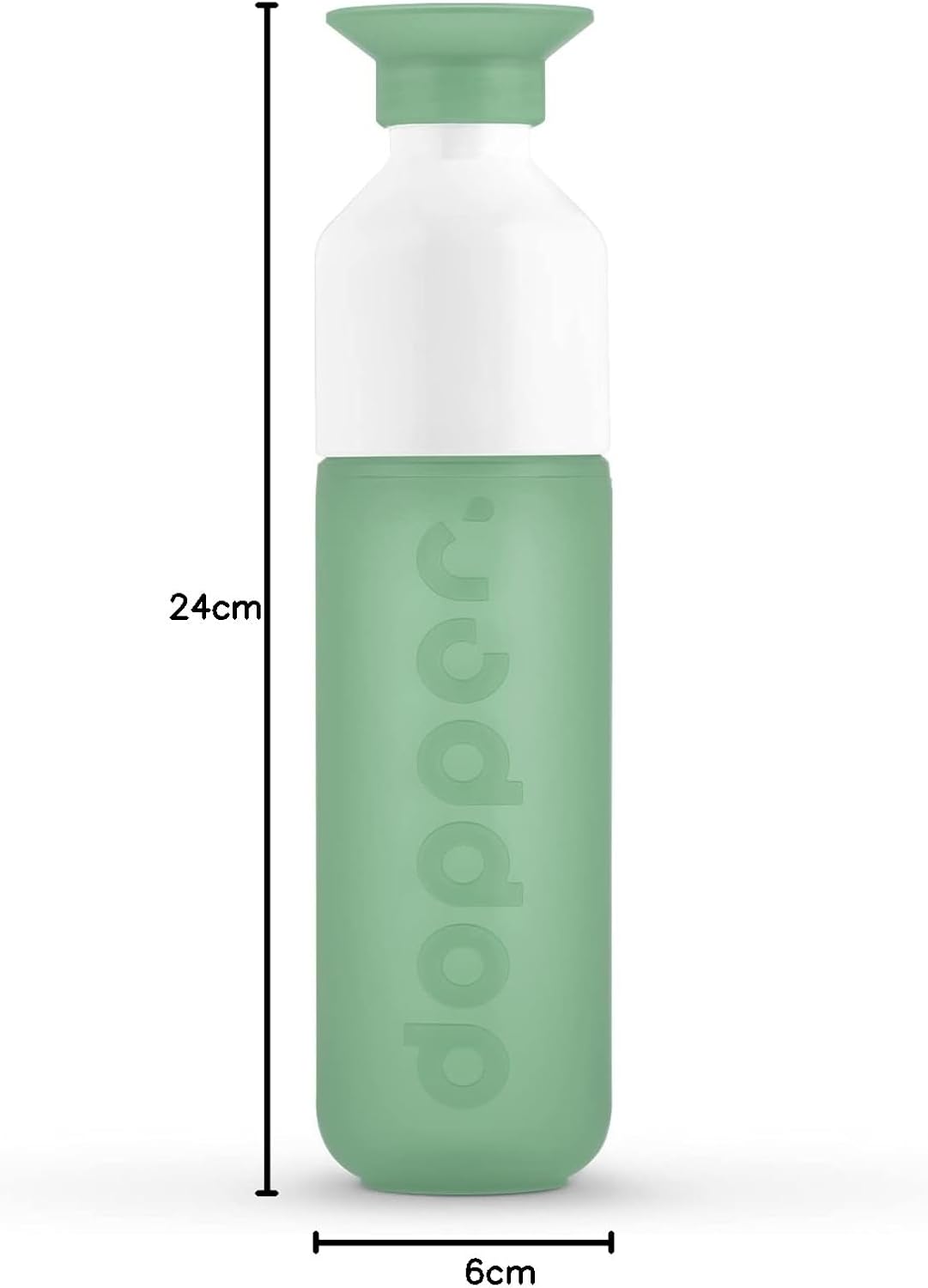 Dopper Original Drinkfles Tidal Teal 450ml - 100% Recyclebare Waterfles - BPA- en ftalaatvrij - Ideale Waterfles voor Onderweg, Fitness & Kantoor