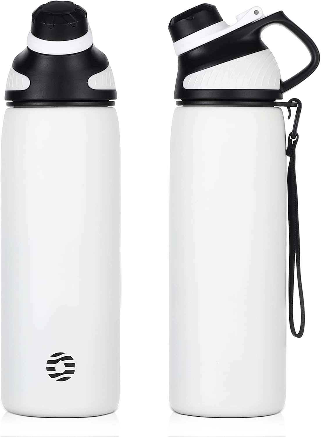 Fjbottle RVS Waterfles Sport met Magnetische Dop – 1500ml, 1000ml, 800ml, 600ml, 400ml – BPA-vrij & Lekvrij – Geschikt voor Koolzuur – Thermosfles voor School, Fitness, Kinderen