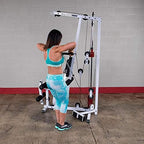 Body-Solid GDCC210 Functional Training Center - Verticaal overbrengingssyteem met glasvezel versterkte katrollen en universele connecties