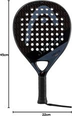 HEAD Evo Speed 2023 padel racket, zwart