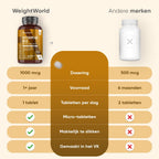 Vitamine B12 tabletten - 450 vegan vitamine B12 micro-tabletten - 1000 mcg methylcobalamine per portie - Meer dan 1 jaar voorraad - Ideaal voor vegetariërs en veganisten - Van WeightWorld