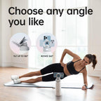 Magcheer Magnetische waterfles met telefoonhouder compatibel met MagSafe geïsoleerde sportfles voor koude dranken voor 24 uur statief fles voor reizen en fitness selfie (zwart)