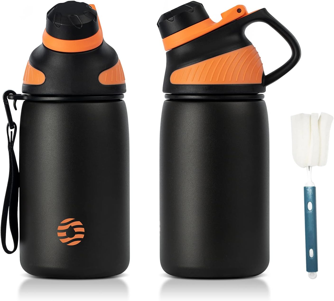 Fjbottle RVS Waterfles Sport met Magnetische Dop – 1500ml, 1000ml, 800ml, 600ml, 400ml – BPA-vrij & Lekvrij – Geschikt voor Koolzuur – Thermosfles voor School, Fitness, Kinderen