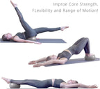 flintronic 25 cm mini pilatesbal, kleine anti-burst oefenbal voor yoga, pilates, balans, fysiotherapie, stretching en core fitness - inclusief stabiliteitsbal workoutgids