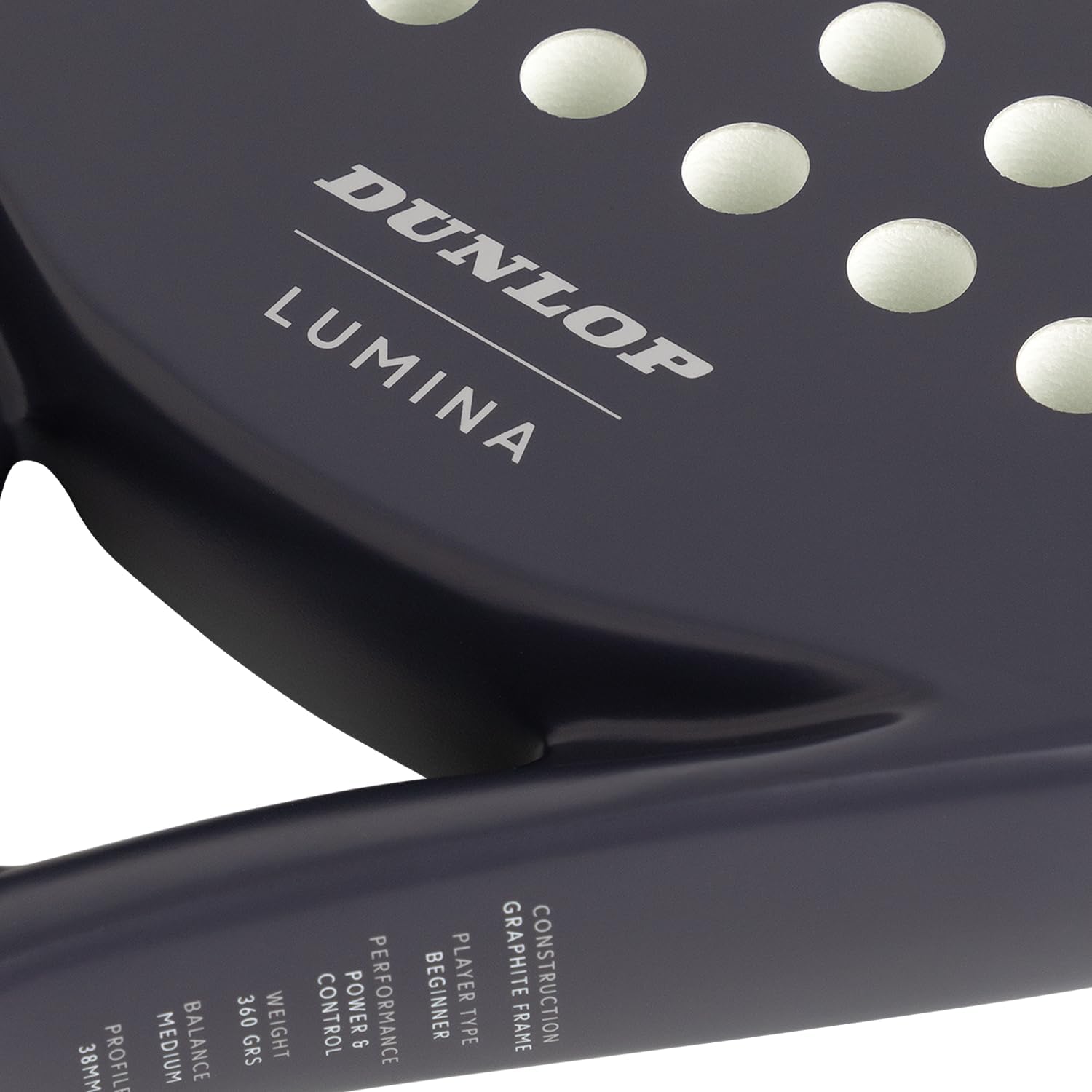 DUNLOP Padel Racket Lumina - Amazon Exclusief - Grafiet Frame,Pro EVA Core, 365g