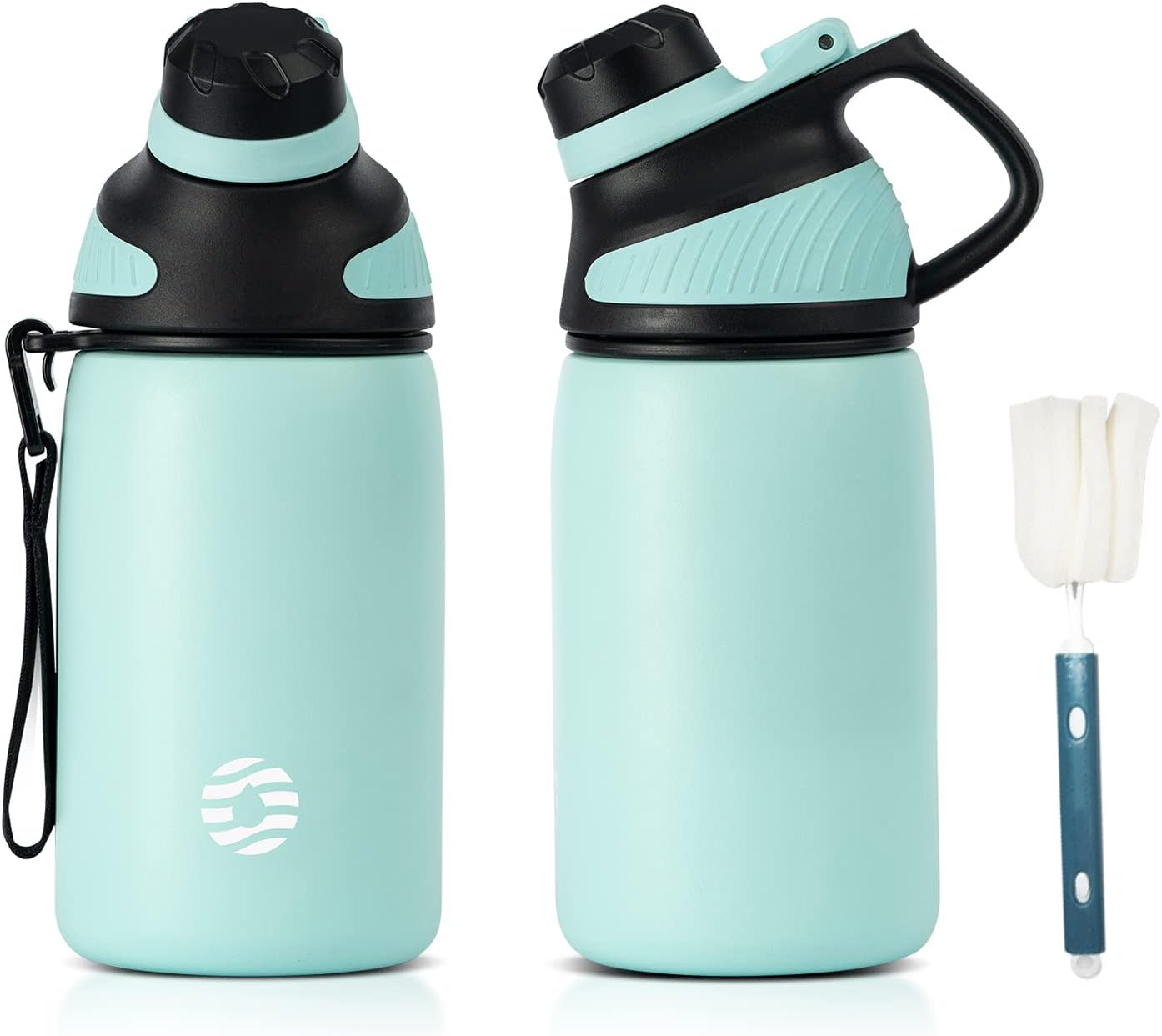 Fjbottle RVS Waterfles Sport met Magnetische Dop – 1500ml, 1000ml, 800ml, 600ml, 400ml – BPA-vrij & Lekvrij – Geschikt voor Koolzuur – Thermosfles voor School, Fitness, Kinderen