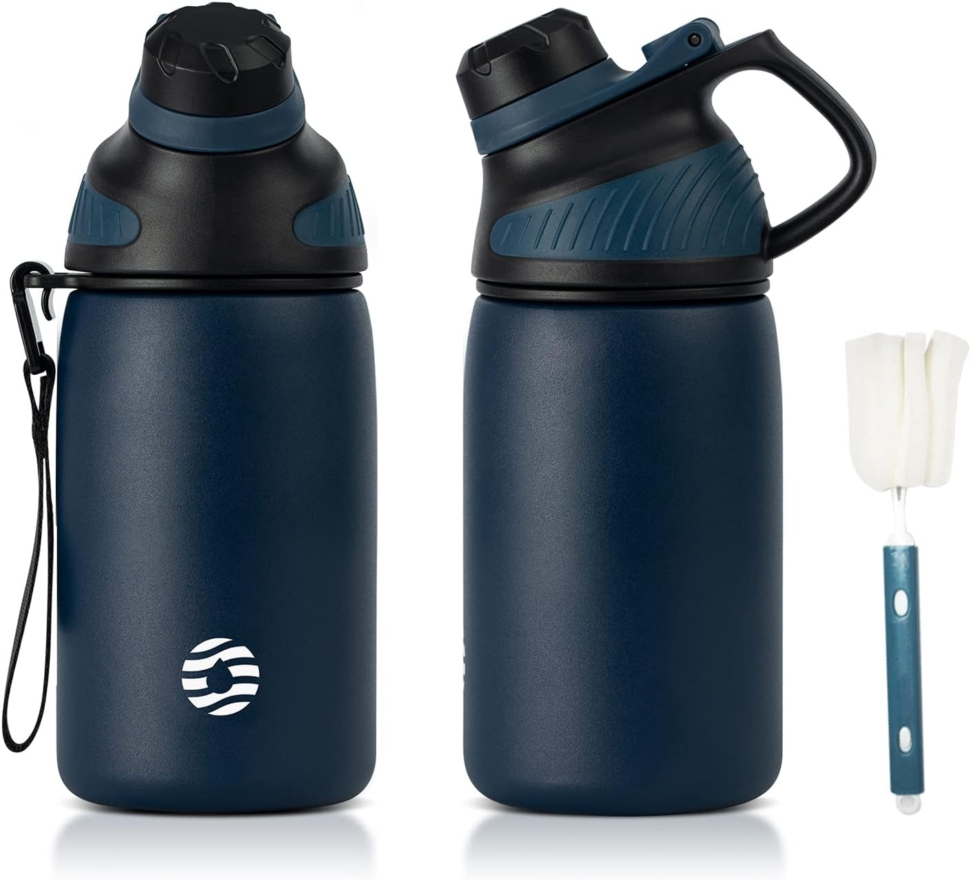 Fjbottle RVS Waterfles Sport met Magnetische Dop – 1500ml, 1000ml, 800ml, 600ml, 400ml – BPA-vrij & Lekvrij – Geschikt voor Koolzuur – Thermosfles voor School, Fitness, Kinderen