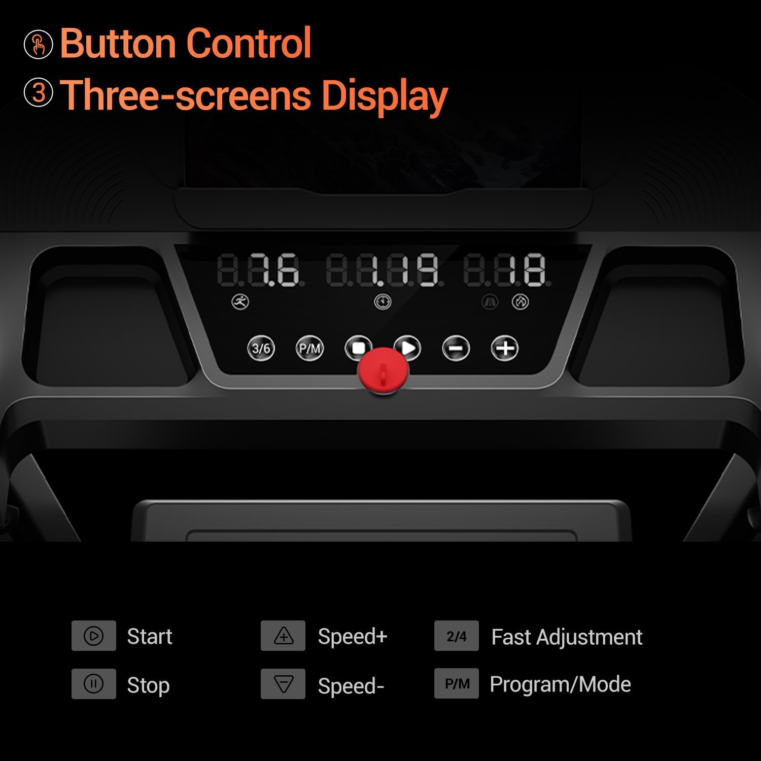 LONTEK Opvouwbare loopband met helling 15%, walking pad met helling 12 km/u, loopband voor thuis met 3.0 PK motor en LED-display, maximale belasting 136 kg