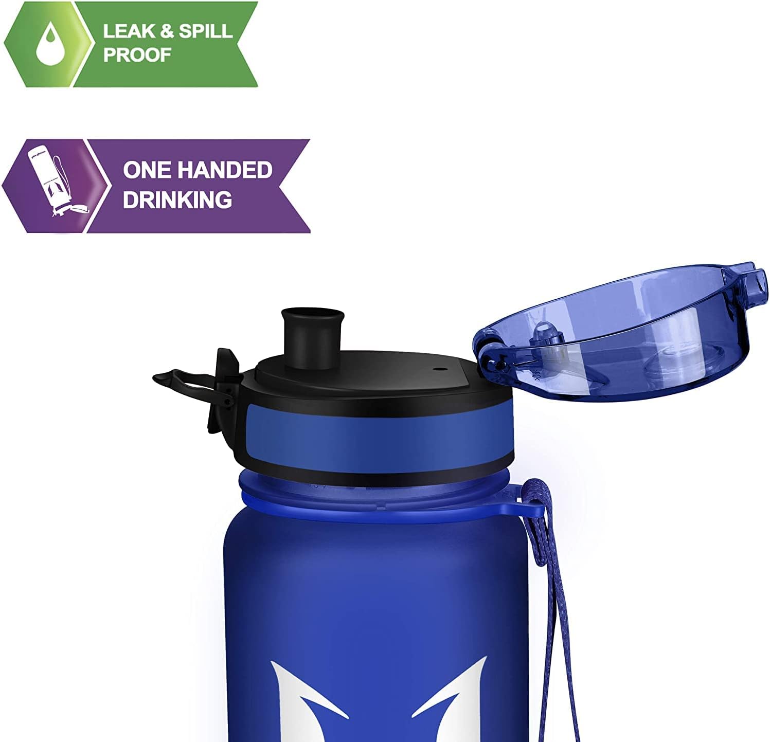 Super Sparrow Waterfles Sport 750ml – BPA-vrije Tritan Drinkfles, Lekvrij & Morsvrij – Lichtgewicht Herbruikbare Sportfles voor Fitness, Gym, Fietsen en Outdoor