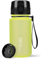 720°DGREE uberBottle Drinkfles, waterfles + fruitzeef, 350 ml, 500 ml, 650 ml, 1 l, 1,5 l, 2 l, BPA-vrij, waterdicht, lekvrij, herbruikbaar, licht, ideaal voor school, sport, fitness, fitnessstudio
