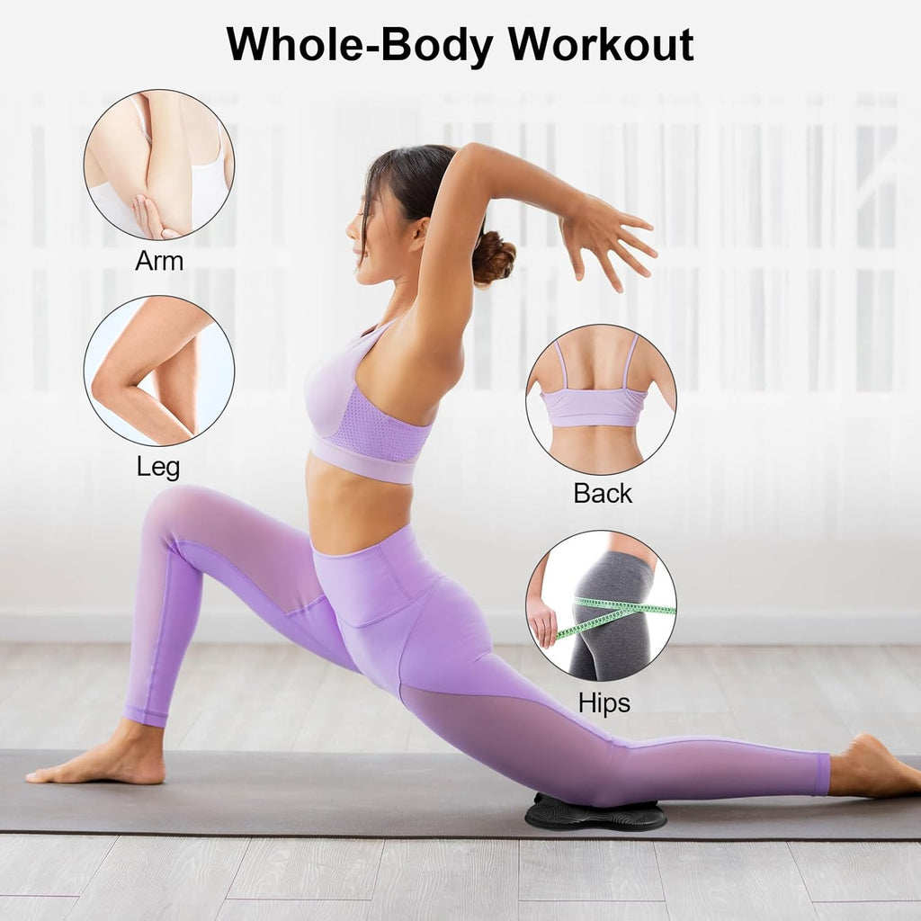 Flintronic Yoga-kniebeschermer, set van 2 antislip, yogamat, yoga-steunkussen, sportbalanskussen, comfortabele lichtgewicht ondersteuning voor knieën, handen, polsen en ellebogen - 20 x 20 cm, met