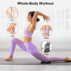 Flintronic Yoga-kniebeschermer, set van 2 antislip, yogamat, yoga-steunkussen, sportbalanskussen, comfortabele lichtgewicht ondersteuning voor knieën, handen, polsen en ellebogen - 20 x 20 cm, met