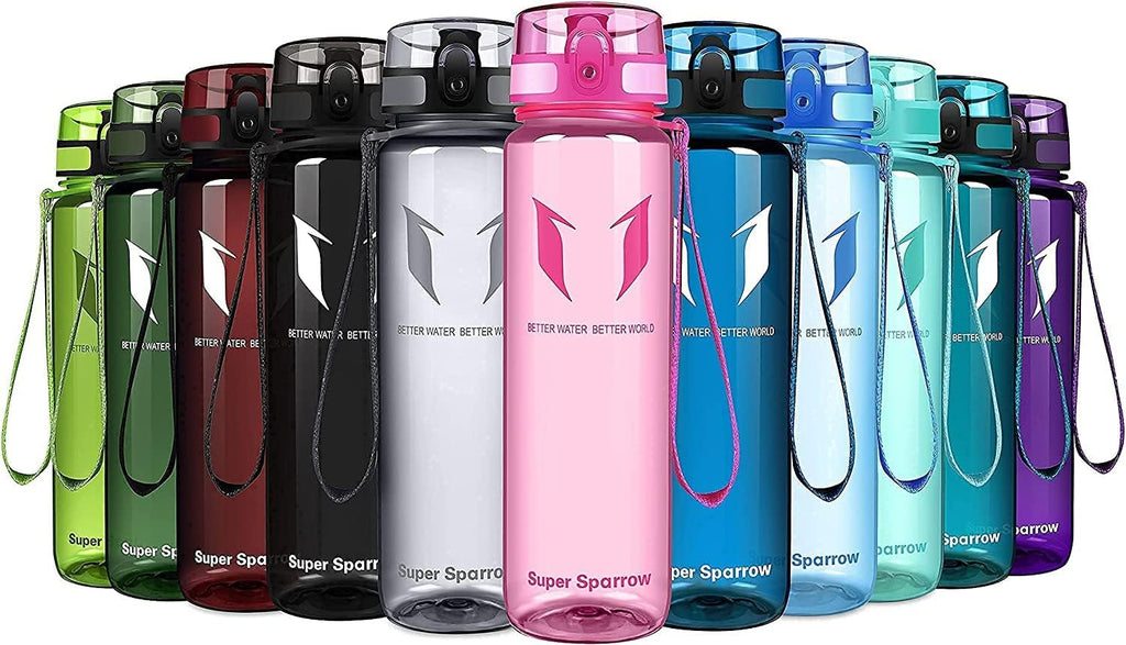 Super Sparrow Waterfles Sport 750ml – BPA-vrije Tritan Drinkfles, Lekvrij & Morsvrij – Lichtgewicht Herbruikbare Sportfles voor Fitness, Gym, Fietsen en Outdoor