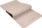 YOGATI – milieuvriendelijke yogamat - TPE, non-slip en dikke yogamat. Yoga Matten met Body Alignment Lines. Perfect Pilates Mat voor workout oefening, Gym en Fitness.