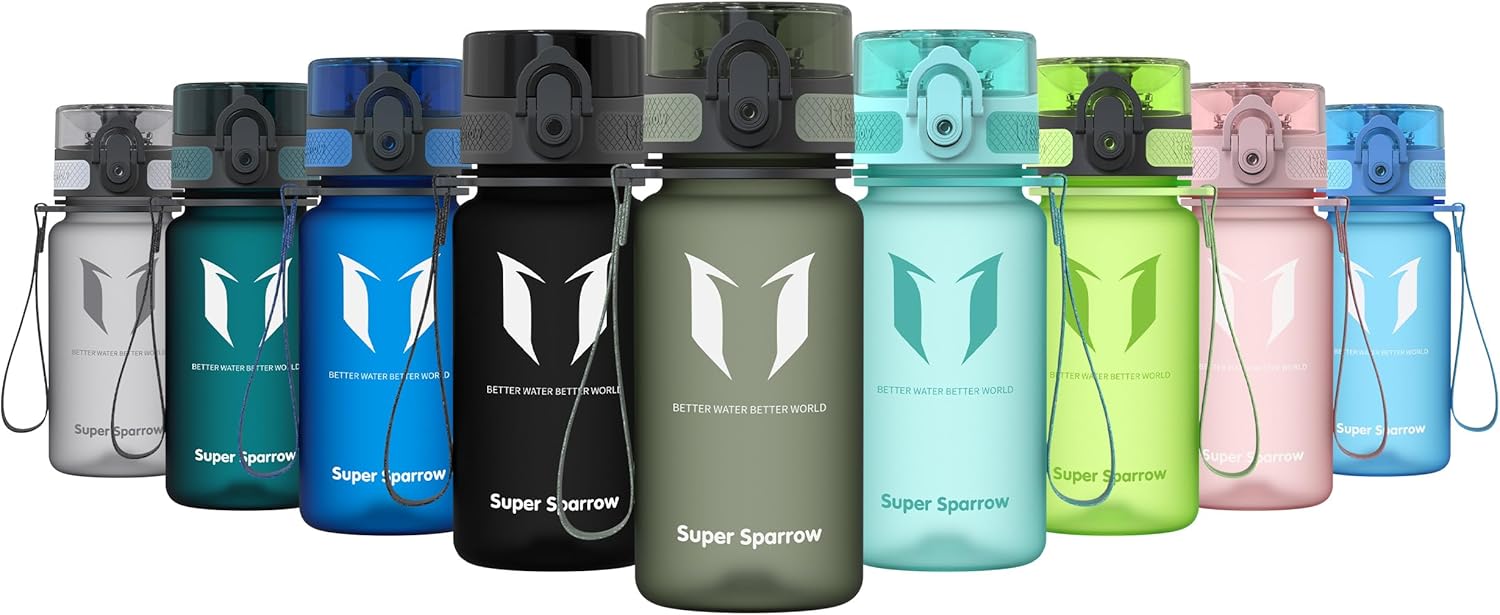 Super Sparrow Waterfles Sport 750ml – BPA-vrije Tritan Drinkfles, Lekvrij & Morsvrij – Lichtgewicht Herbruikbare Sportfles voor Fitness, Gym, Fietsen en Outdoor