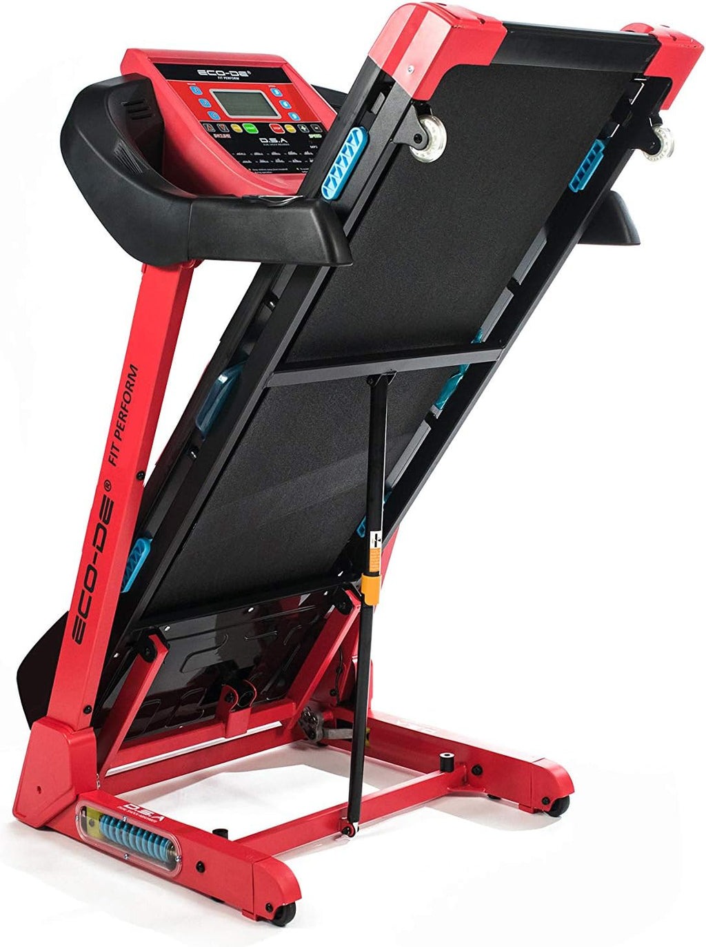 ECODE® loopband, inklapbaar, met DSA Double Shock Absorber en helling, loopapparaat, Bluetooth en LCD-display, loopbanden Treadmill 12 programma's (optioneel massageapparaat)