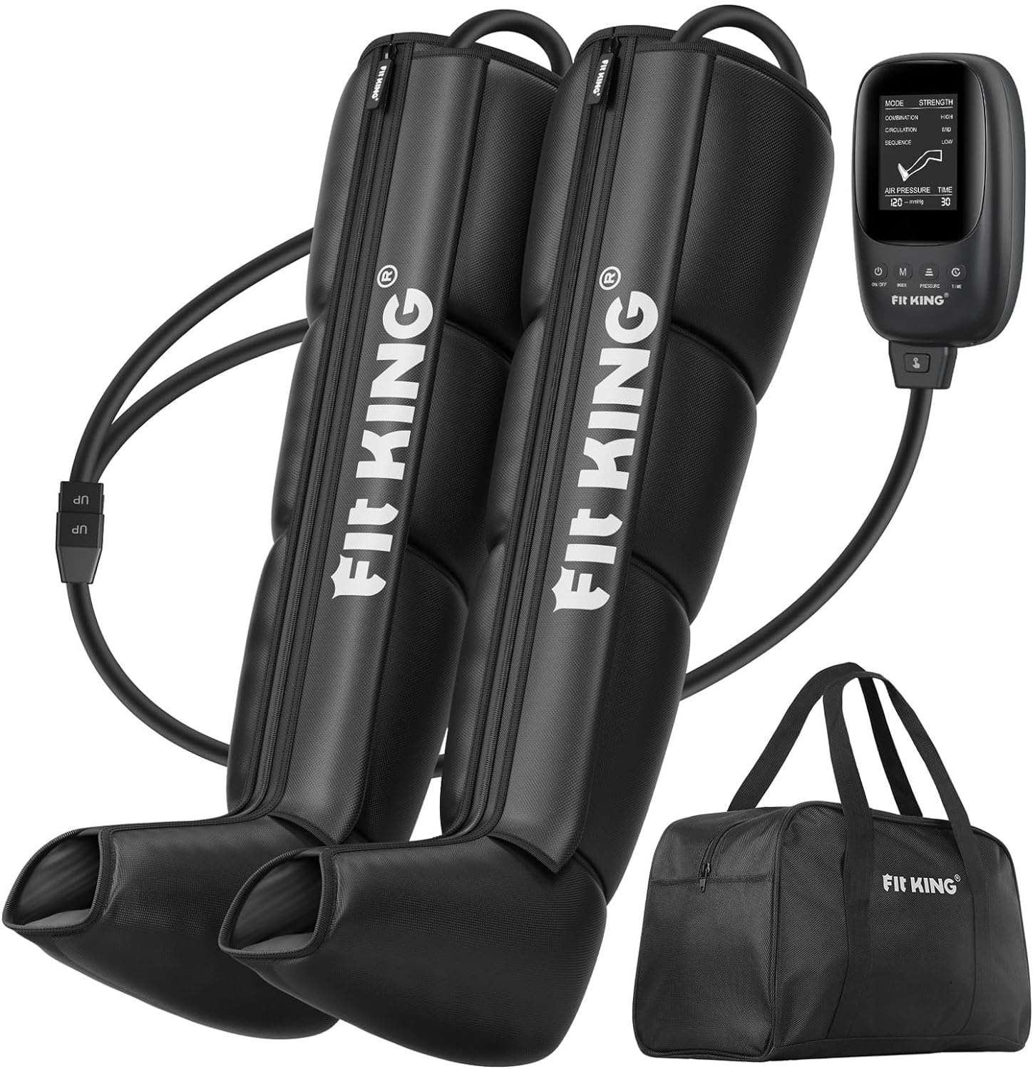 FIT KING beenmassageapparaat, beenmassage recovery boots Verbetert de sportprestaties bij pijn en doorbloeding (middelgrote maat)