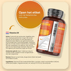 Vitamine D tabletten - 2000 IE vitamine D3 per portie - 400 vegetarische tabletten voor 1+ jaar voorraad - Gemaakt in het Verenigd Koninkrijk - Van WeightWorld
