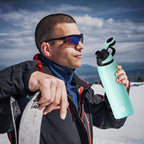 Fjbottle RVS Waterfles Sport met Magnetische Dop – 1500ml, 1000ml, 800ml, 600ml, 400ml – BPA-vrij & Lekvrij – Geschikt voor Koolzuur – Thermosfles voor School, Fitness, Kinderen