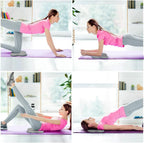 Flintronic Yoga-kniebeschermer, set van 2 antislip, yogamat, yoga-steunkussen, sportbalanskussen, comfortabele lichtgewicht ondersteuning voor knieën, handen, polsen en ellebogen - 20 x 20 cm, met