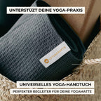 Lotuscrafts Yoga Handdoek Wet Grip - antislip & sneldrogend - slipvrije yogahanddoek met sterke grip - yogadoek ideaal voor Hot Yoga [183 x 61 cm].