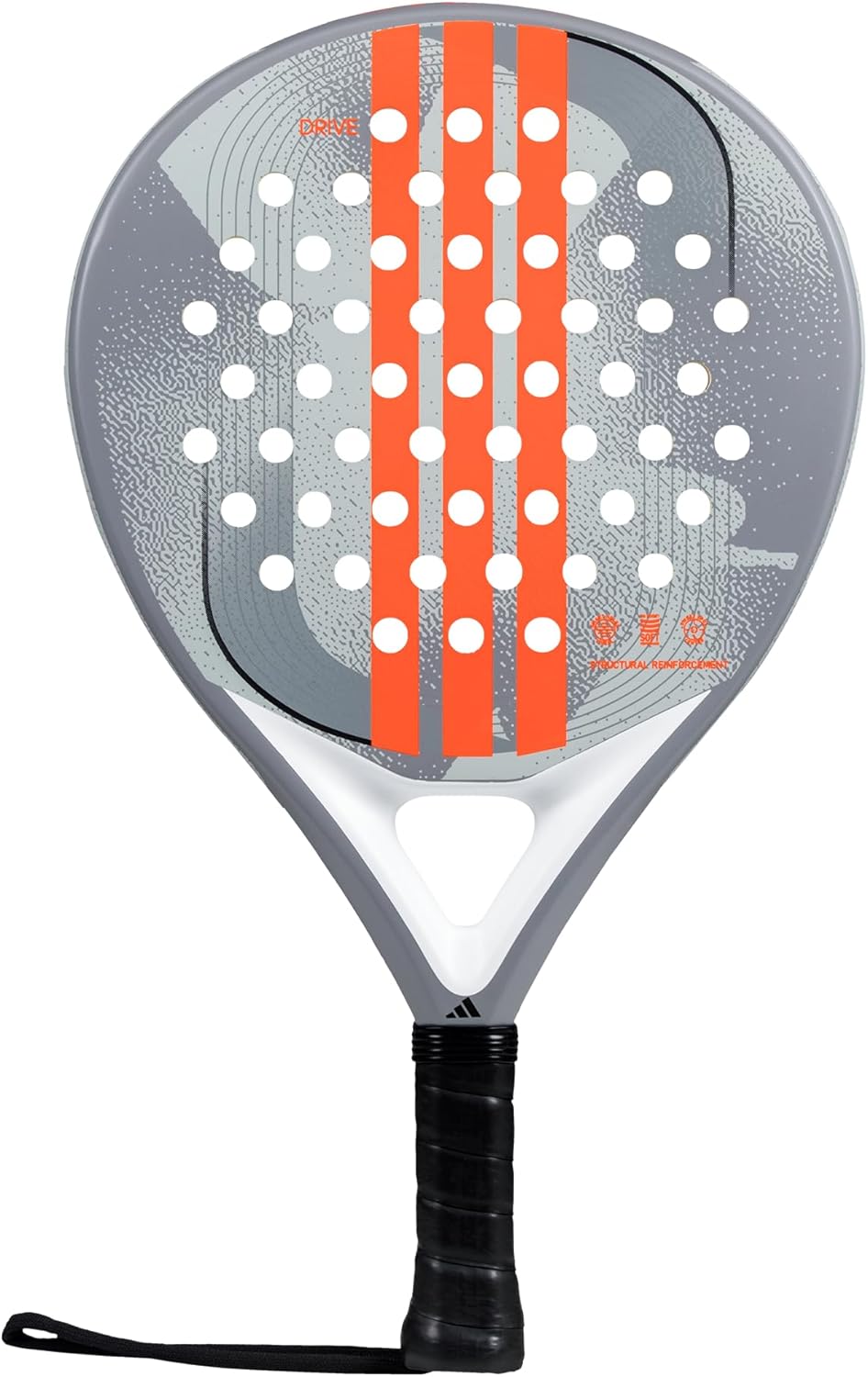 Adidas Drive Grey 3.4 2025 Padelracket, één maat