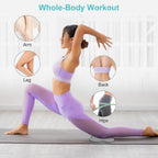 Flintronic Yoga-kniebeschermer, set van 2 antislip, yogamat, yoga-steunkussen, sportbalanskussen, comfortabele lichtgewicht ondersteuning voor knieën, handen, polsen en ellebogen - 20 x 20 cm, met