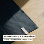 Lotuscrafts Yoga Handdoek Wet Grip - antislip & sneldrogend - slipvrije yogahanddoek met sterke grip - yogadoek ideaal voor Hot Yoga [183 x 61 cm].