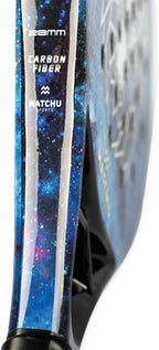MATCHU - Padel racket - Inclusief een draagtas - 100% carbon frame, fiberglasse toplaag en zacht EVA foam - 3D grip technologie