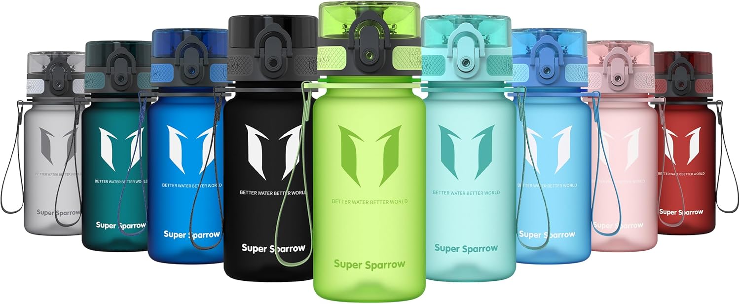 Super Sparrow Waterfles Sport 750ml – BPA-vrije Tritan Drinkfles, Lekvrij & Morsvrij – Lichtgewicht Herbruikbare Sportfles voor Fitness, Gym, Fietsen en Outdoor
