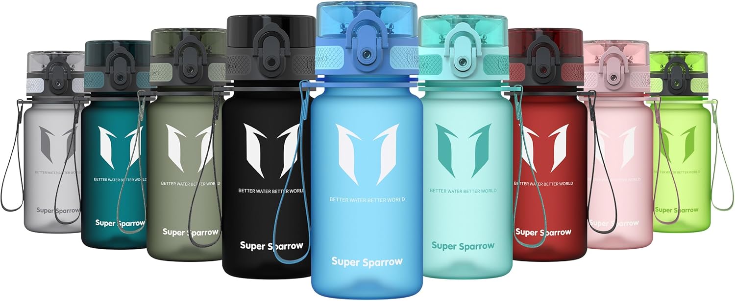 Super Sparrow Waterfles Sport 750ml – BPA-vrije Tritan Drinkfles, Lekvrij & Morsvrij – Lichtgewicht Herbruikbare Sportfles voor Fitness, Gym, Fietsen en Outdoor