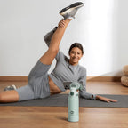 Fjbottle Thermosfles met rietje, magnetische handgreep voor telefoon + dubbel drinksysteem, sportfles, 1 l/700/600 ml, opening met 1 klik, BPA-vrij, lekvrij, voor fitnessstudio, yoga
