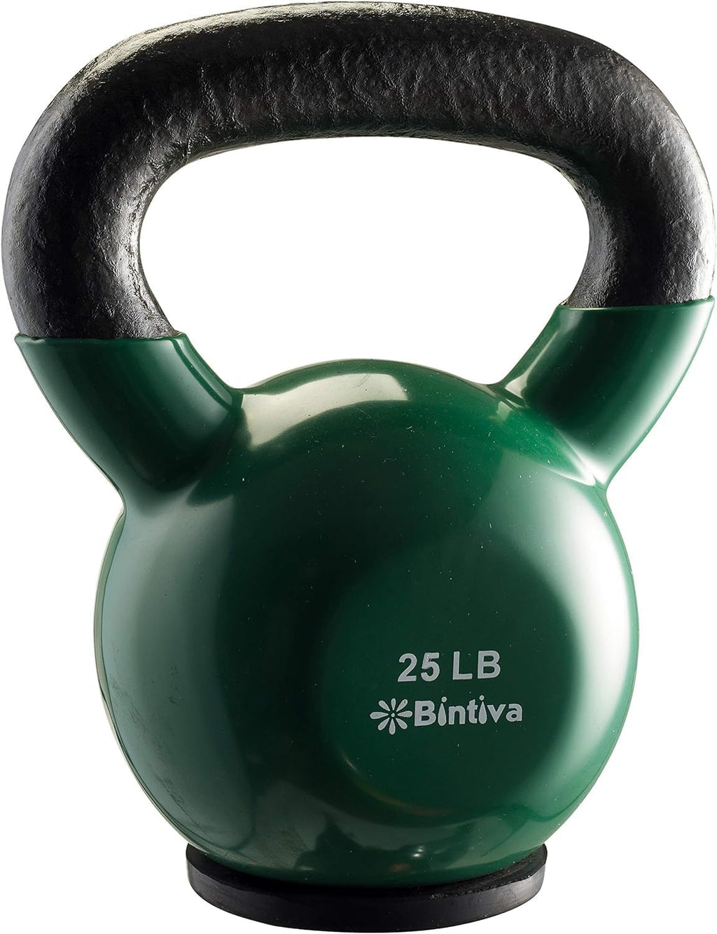 bintiva Kettlebells - professionele kwaliteit, vinyl gecoat, massief gietijzeren gewichten met een speciale beschermende bodem