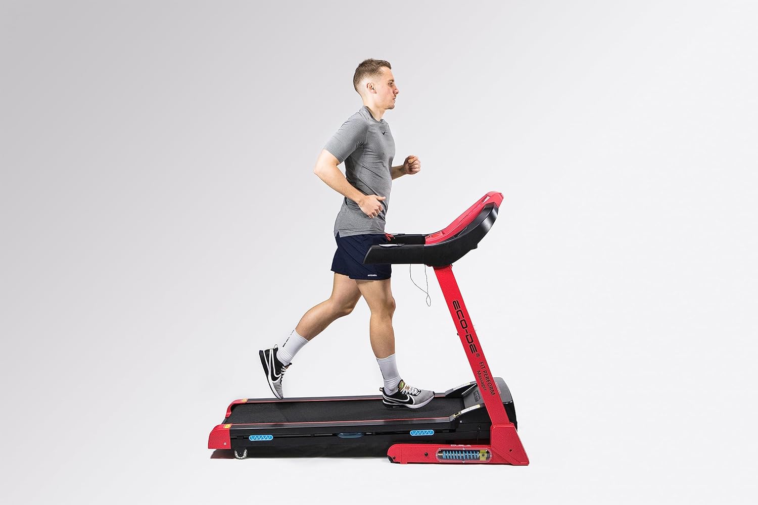 ECODE® loopband, inklapbaar, met DSA Double Shock Absorber en helling, loopapparaat, Bluetooth en LCD-display, loopbanden Treadmill 12 programma's (optioneel massageapparaat)