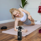 Fjbottle Thermosfles met rietje, magnetische handgreep voor telefoon + dubbel drinksysteem, sportfles, 1 l/700/600 ml, opening met 1 klik, BPA-vrij, lekvrij, voor fitnessstudio, yoga
