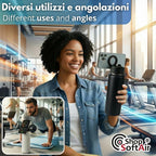 Magnetische drinkfles van roestvrij staal, 500 ml, met geïntegreerde magneetvoet, 21,5 x 7 cm, verkrijgbaar in 6 kleuren (groen)
