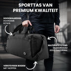 Sporttas Gymbag Reistas 40L / 60L | Trainingstas met Rugzak-Functie Schoenencompartiment Vak voor natte Kleding | Sportrugzak Fitness Tas Weekender Zwemtas Duffelbag Sportzak Fitnesszak Sportbag Heren