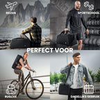 Sporttas Gymbag Reistas 40L / 60L | Trainingstas met Rugzak-Functie Schoenencompartiment Vak voor natte Kleding | Sportrugzak Fitness Tas Weekender Zwemtas Duffelbag Sportzak Fitnesszak Sportbag Heren