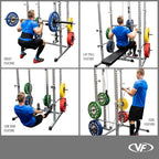 Valor Fitness BD-7 Power Rack met Lat bevestigingsstrips