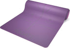 YOGATI – milieuvriendelijke yogamat - TPE, non-slip en dikke yogamat. Yoga Matten met Body Alignment Lines. Perfect Pilates Mat voor workout oefening, Gym en Fitness.