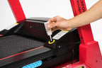 ECODE® loopband, inklapbaar, met DSA Double Shock Absorber en helling, loopapparaat, Bluetooth en LCD-display, loopbanden Treadmill 12 programma's (optioneel massageapparaat)