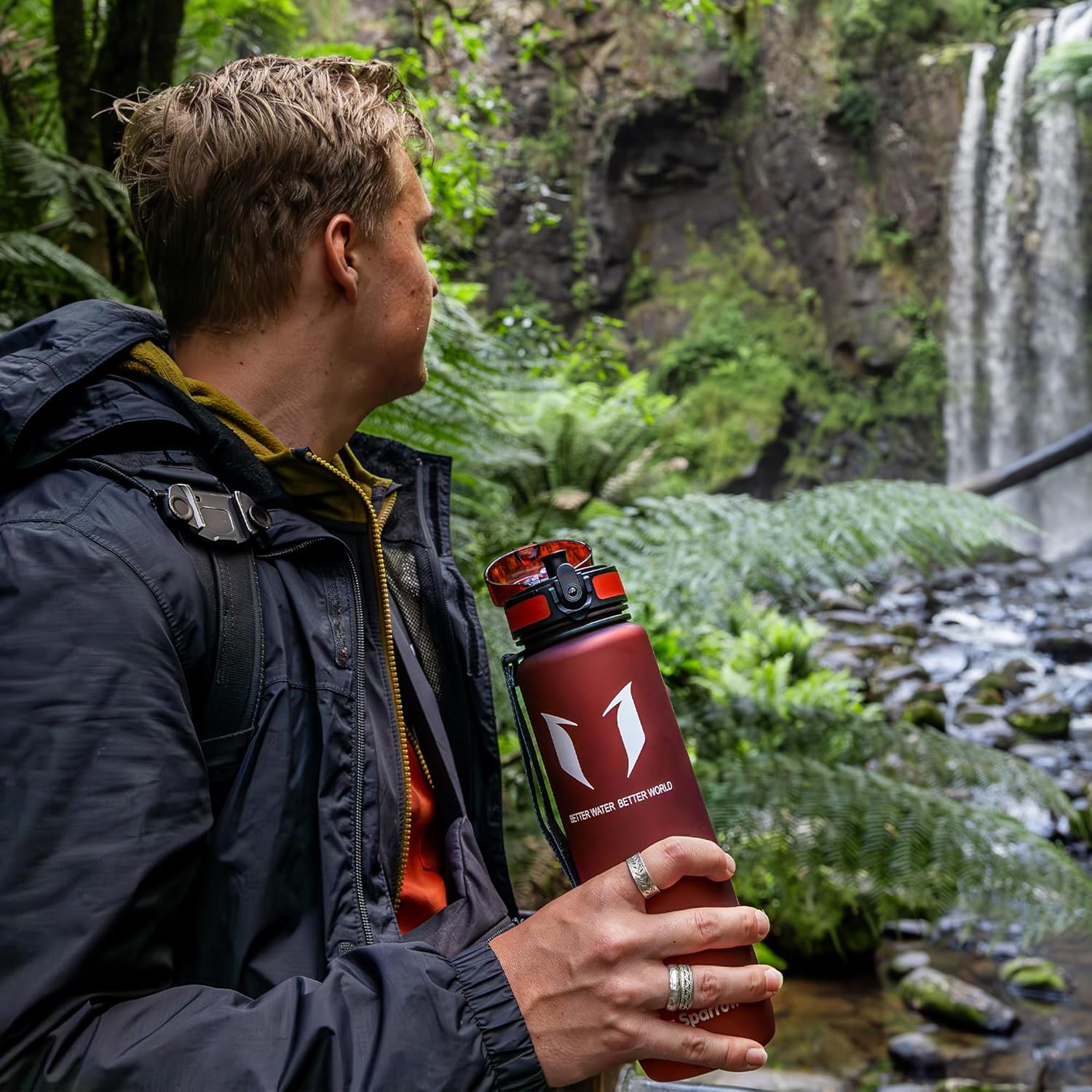 Super Sparrow Waterfles Sport 750ml – BPA-vrije Tritan Drinkfles, Lekvrij & Morsvrij – Lichtgewicht Herbruikbare Sportfles voor Fitness, Gym, Fietsen en Outdoor