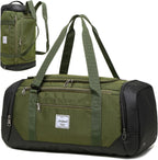 Laripwit Reistas voor Heren 40L Middelgrote Sporttas met Schoenenvak en Natvak Sporttassen Damesweekendtas voor Reizen, Sport, Fitness, kamperen, Bruin